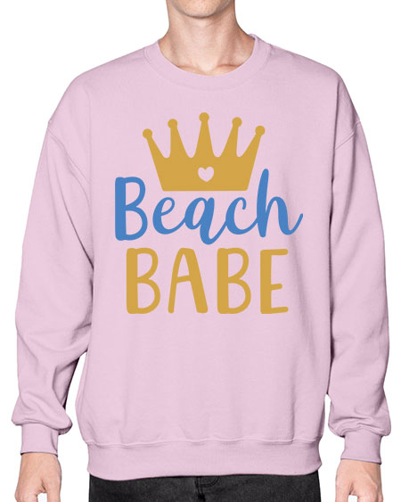 Beach babe 9# -  fashion- Sweatshirt - Crew