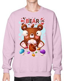 Bear 18# - cartoon animals- Sweatshirt - Crew