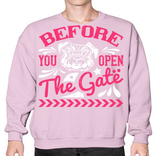 Before You Open The Gate Style 17# - dogs- Sweatshirt - Crew