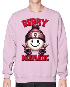 Berry Dramatic Strawberries 670# - strawberry- Sweatshirt - Crew