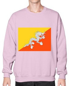 Bhutan 456# - world flags- Sweatshirt - Crew