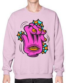 Bored high five 23# - cartoon general- Sweatshirt - Crew