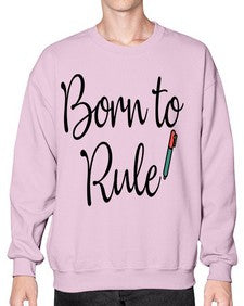 Born to Rule 28# - general school- Sweatshirt - Crew