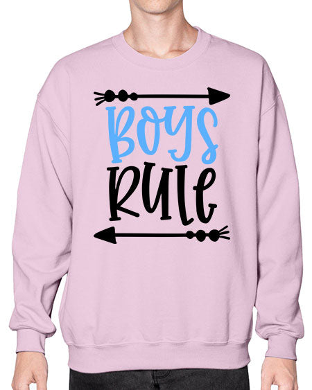 Boys Rule Style 283# - baby- Sweatshirt - Crew