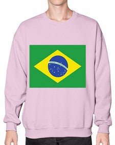 Brazil 488# - world flags- Sweatshirt - Crew