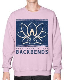 Breathe into Your Backbends 182# - yoga- Sweatshirt - Crew
