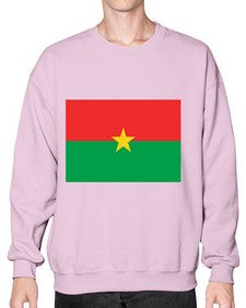 Burkina Faso 522# - world flags- Sweatshirt - Crew