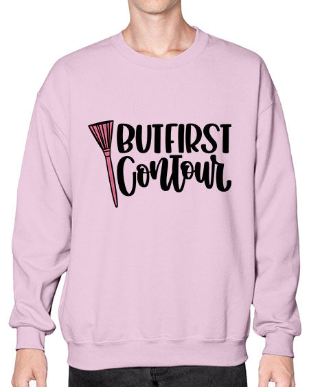 But First Contour Style 120# -makeup Sweatshirt - Crew
