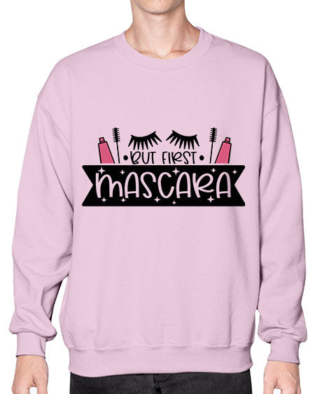 But First Mascara Style 114# -makeup Sweatshirt - Crew