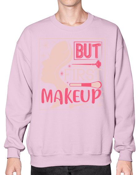 But first makeup Style 260# -makeup Sweatshirt - Crew