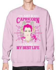 Capricorn chick 193# - capricorn- Sweatshirt - Crew