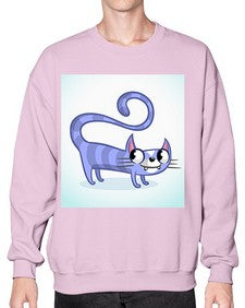 Cat 29# - cartoon animals- Sweatshirt - Crew