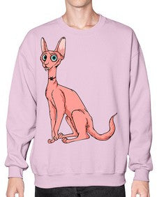 Cat 33# - cartoon animals- Sweatshirt - Crew