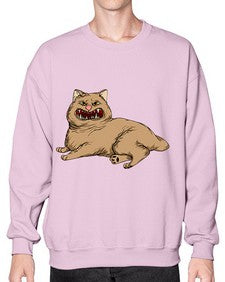 Cat 34# - cartoon animals- Sweatshirt - Crew