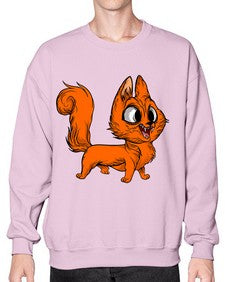 Cat 39# - cartoon animals- Sweatshirt - Crew