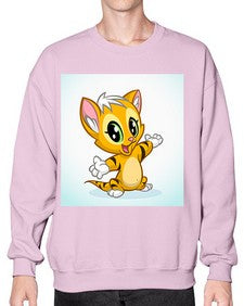 Cat 40# - cartoon animals- Sweatshirt - Crew