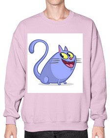 Cat 41# - cartoon animals- Sweatshirt - Crew