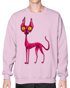 Cat 42# - cartoon animals- Sweatshirt - Crew