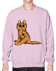 Cat 43# - cartoon animals- Sweatshirt - Crew