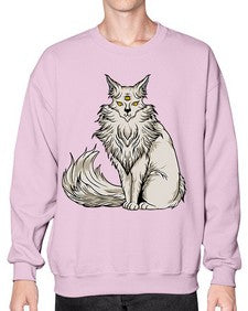 Cat 46# - cartoon animals- Sweatshirt - Crew
