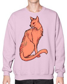 Cat 47# - cartoon animals- Sweatshirt - Crew