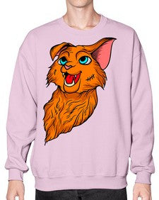 Cat 51# - cartoon animals- Sweatshirt - Crew
