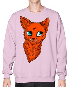 Cat 53# - cartoon animals- Sweatshirt - Crew
