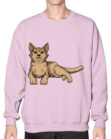 Cat 56# - cartoon animals- Sweatshirt - Crew