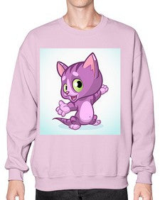 Cat 58# - cartoon animals- Sweatshirt - Crew