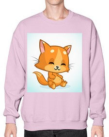 Cat 59# - cartoon animals- Sweatshirt - Crew