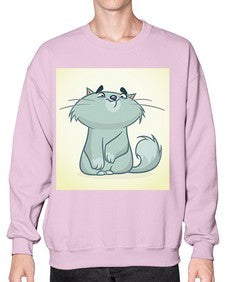 Cat 62# - cartoon animals- Sweatshirt - Crew