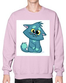 Cat 64# - cartoon animals- Sweatshirt - Crew