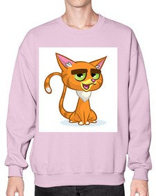 Cat 65# - cartoon animals- Sweatshirt - Crew