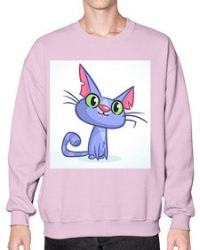 Cat 68# - cartoon animals- Sweatshirt - Crew