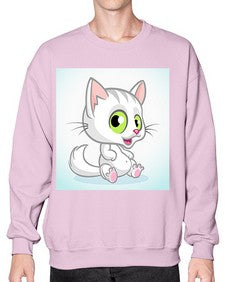 Cat 72# - cartoon animals- Sweatshirt - Crew