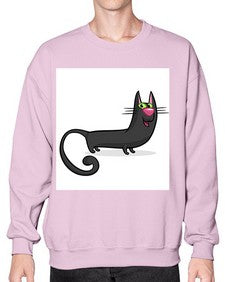 Cat 73# - cartoon animals- Sweatshirt - Crew