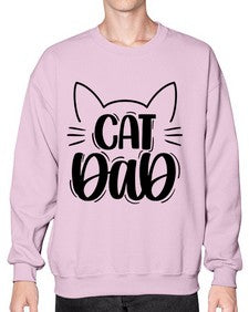 Cat Dad Style 81# - cats- Sweatshirt - Crew
