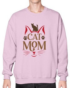 Cat Mom Style 6# - cats- Sweatshirt - Crew