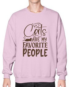 Cats Are My Favorite People Style 7# - cats- Sweatshirt - Crew