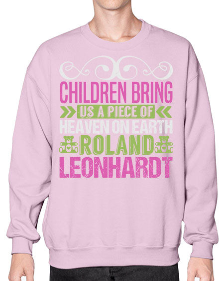 Children bring us a piece of Heaven Style 58# - baby- Sweatshirt - Crew