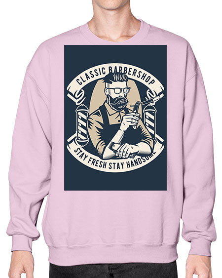 Classic Barber Shop657# - barber- Sweatshirt - Crew