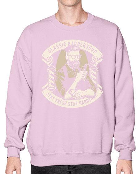 Classic Barber Shop658# - barber- Sweatshirt - Crew