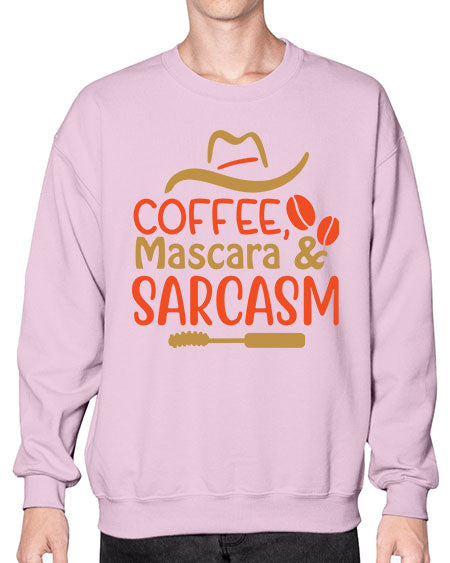 Coffee Mascara Sarcasm 21# -  fashion- Sweatshirt - Crew