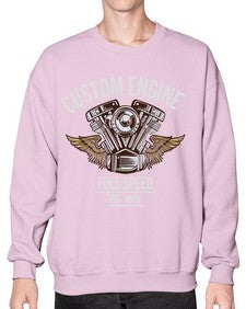 Custom engine 14# - motorcycle- Sweatshirt - Crew
