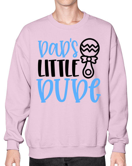 Dads Little Dude Style 301# - baby- Sweatshirt - Crew
