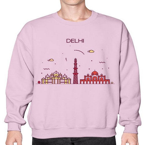 Delhi 656# - cities- Sweatshirt - Crew