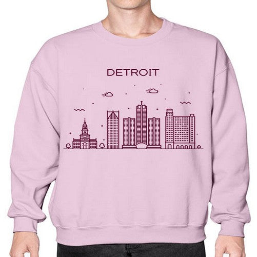 DetroitMI 663# - cities- Sweatshirt - Crew