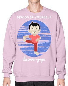 Discover Yourself Discover Yoga 199# - yoga- Sweatshirt - Crew