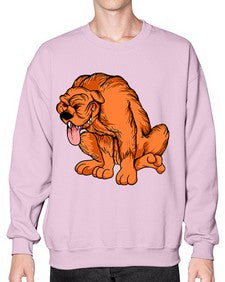 Dog 100# - cartoon animals- Sweatshirt - Crew