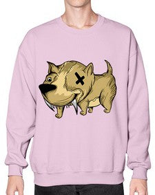 Dog 104# - cartoon animals- Sweatshirt - Crew